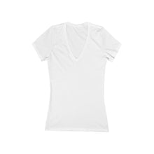 Load image into Gallery viewer, Women's Jersey Short Sleeve Deep V-Neck Tee