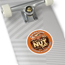 Load image into Gallery viewer, October 22 NATIONAL NUT DAY!: Round Stickers, Indoor\Outdoor
