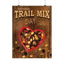 Load image into Gallery viewer, UNCLE ED'S - NATIONAL TRAIL MIX DAY! Poster AUGUST
