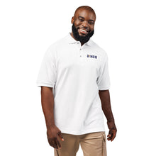 Load image into Gallery viewer, White NCD Embroidered Unisex Polo Shirt, Casual Wear