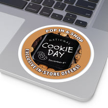 Load image into Gallery viewer, DECEMBER 4TH NATIONAL COOKIE DAY: Round Stickers, Indoor\Outdoor