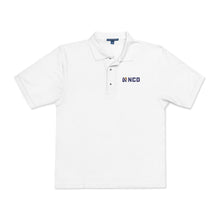 Load image into Gallery viewer, White NCD Embroidered Unisex Polo Shirt, Casual Wear