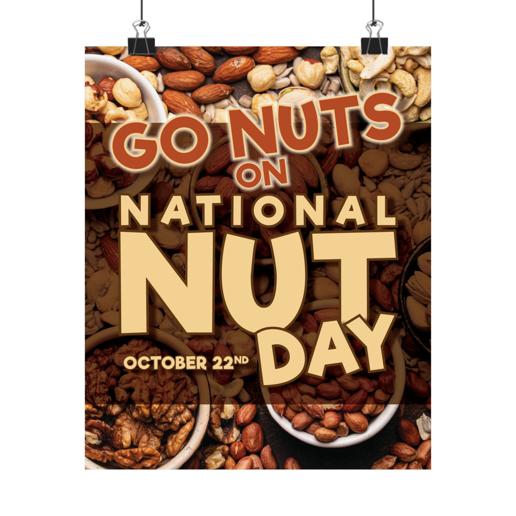 OCTOBER 22 IS NATIONAL NUT DAY! Posters 10/22