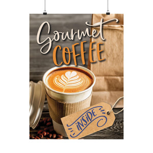 GENERIC GOURMET COFFEE INSIDE Posters