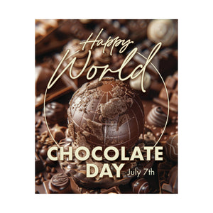 Happy World Chocolate Day Poster