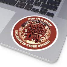 Load image into Gallery viewer, October 28th NATIONAL CHOCOLATE DAY: Round Stickers, Indoor\Outdoor
