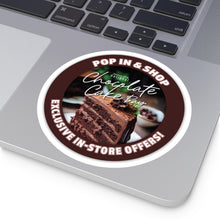 Load image into Gallery viewer, JANUARY 27 NATIONAL CHOCOLATE CAKE DAY: Round Stickers, Indoor\Outdoor
