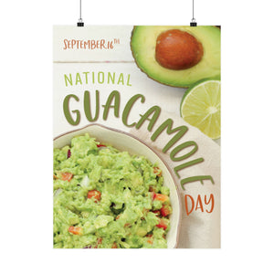 SEPTEMBER - Happy Guacamole Day! Posters