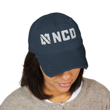 Load image into Gallery viewer, NCD Embroidered Distressed Hat, Vintage Adjustable

