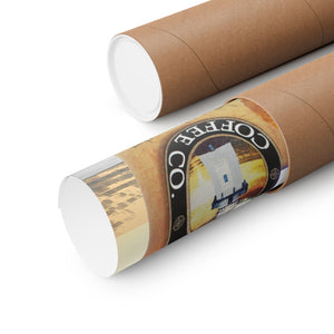 FREE ISLAND COFFEE with Blueberry Muffin Posters