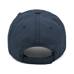 NCD Embroidered Distressed Hat, Vintage Adjustable