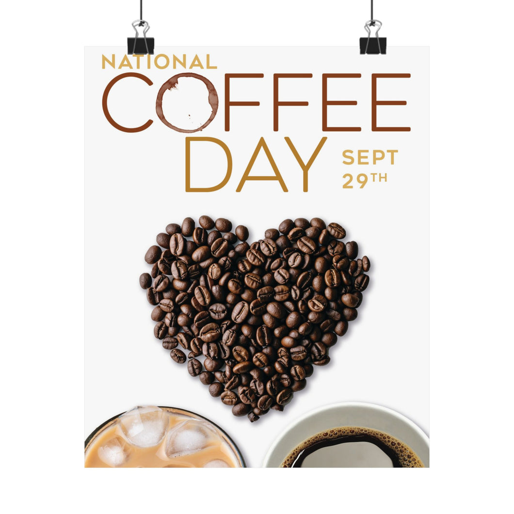 SEPTEMBER IS NATIONAL COFFEE DAY! Posters 9/29