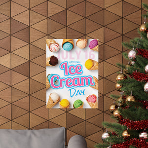 National Ice Cream Day Poster