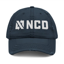 Load image into Gallery viewer, NCD Embroidered Distressed Hat, Vintage Adjustable
