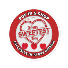 Load image into Gallery viewer, October 19 SWEETEST DAY: Round Stickers, Indoor\Outdoor
