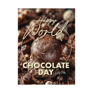 Happy World Chocolate Day Poster