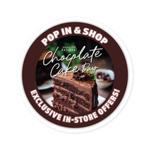 Load image into Gallery viewer, JANUARY 27 NATIONAL CHOCOLATE CAKE DAY: Round Stickers, Indoor\Outdoor
