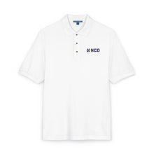 Load image into Gallery viewer, White NCD Embroidered Unisex Polo Shirt, Casual Wear
