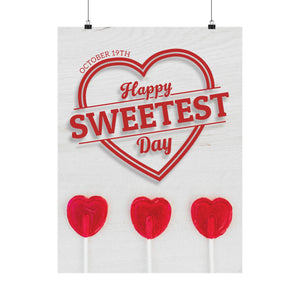 OCTOBER 19 IS NATIONAL SWEETEST DAY! Posters 10/19